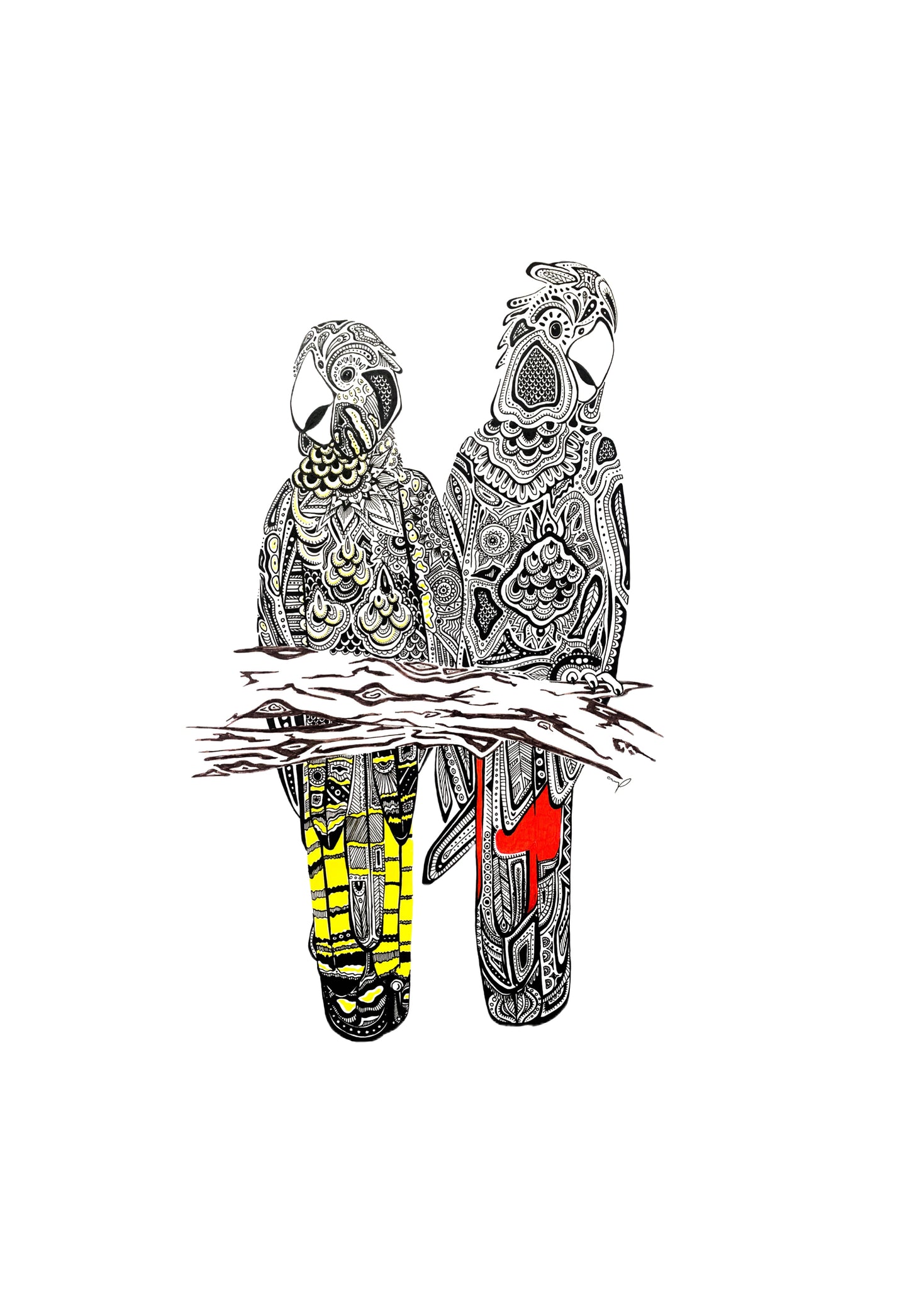 Black Cockatoo Sticker