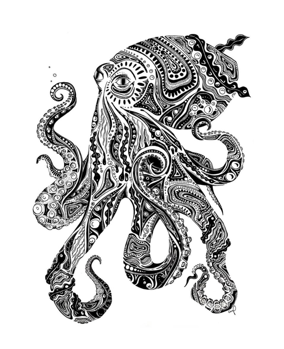 Octopus Sticker